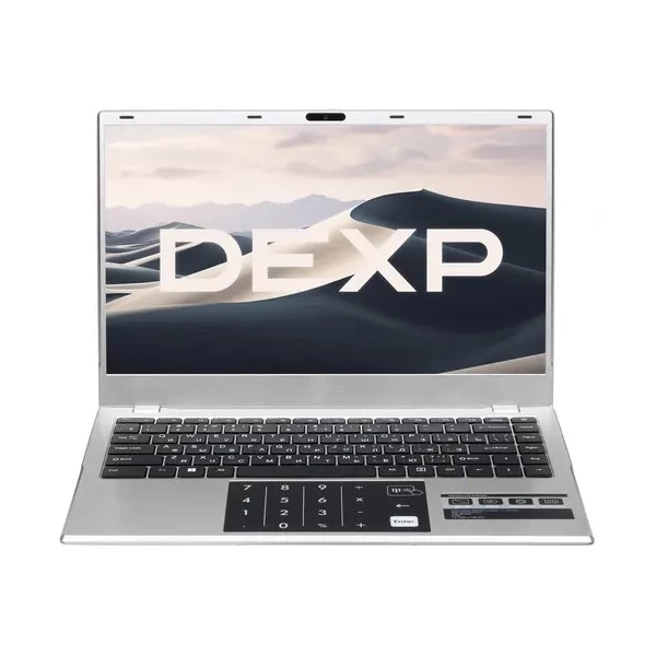 Ноутбук DEXP Aquilon серебристый, 14.1 ", Intel UHD Graphics 600, 8 ГБ RAM, серебристый [C14-ICW300]