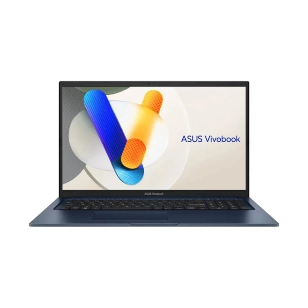 Ноутбук ASUS Vivobook X1704VA-AU472, 17.3 ", INTEL Iris Xe Graphics, 16 ГБ RAM, синий [90NB10V2-M00FS0]