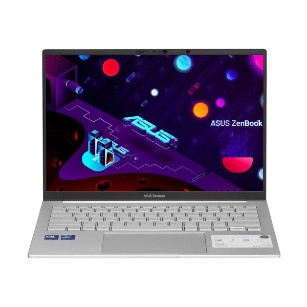 Ноутбук ASUS Zenbook 14 OLED UX3405MA-QD798 серебристый, 14 ", INTEL Arc Graphics, 16 ГБ RAM, серебристый [90NB11R2-M01AK0]