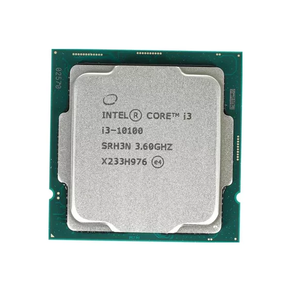 Процессор INTEL Core i3 10100 3.6 ГГц и 4.3 в режиме Turbo Ггц  Turbo, [CM8070104291317 SRH3N]