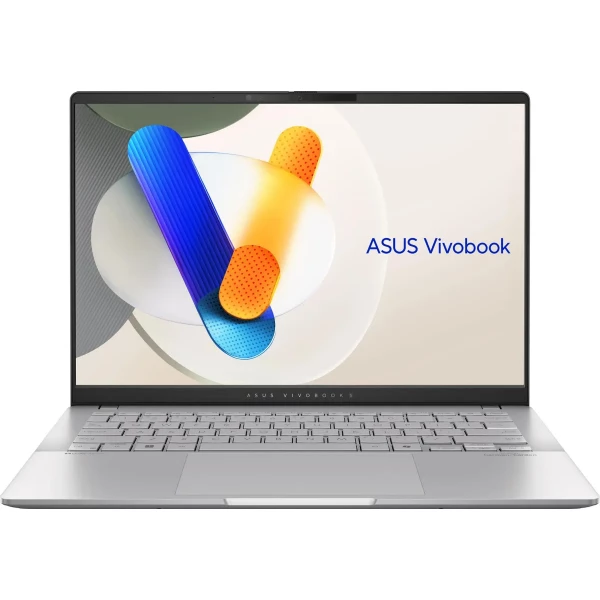 Ноутбук ASUS VivoBook S14 OLED M5406WA-PP086W, 14 ", AMD Radeon 890M, 32 ГБ RAM, серебристый [90NB14P1-M004N0]