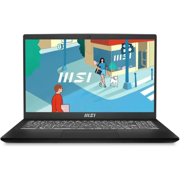 Ноутбук MSI Modern 15 B13M-1017US, 15.6 ", INTEL Iris Xe Graphics, 16 ГБ RAM, черный [9S7-15H112-1017]