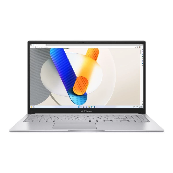 Ноутбук ASUS Vivobook 15 X1504ZA-BQ501, 15.6 ", INTEL Iris Xe Graphics, 8 ГБ RAM, серебристый [90NB1022-M00R90]