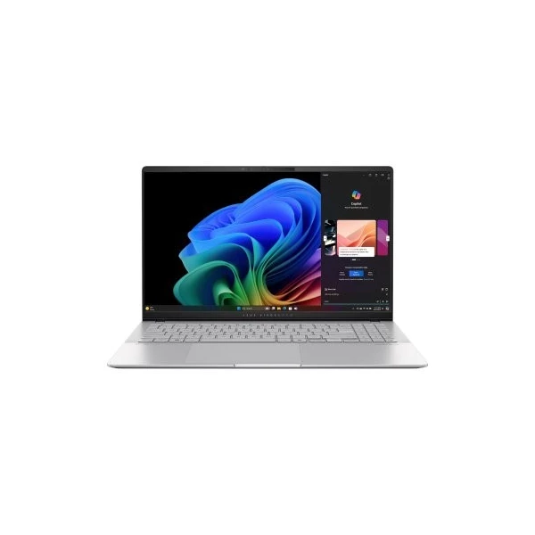 Ноутбуки ASUS Vivobook S 15 S5507QA-MA006W X Elite X1E 78, 15.6 ", Qualcomm Adreno, 16 ГБ RAM, серебристый [90NB14Q2-M005E0]