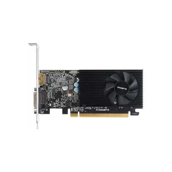 Видеокарта GIGABYTE GeForce GT 1030 2 ГБ ГБ, DDR4, 1177 МГц (1379 МГц, в режиме Boost) Мгц [GV-N1030D4-2GL]