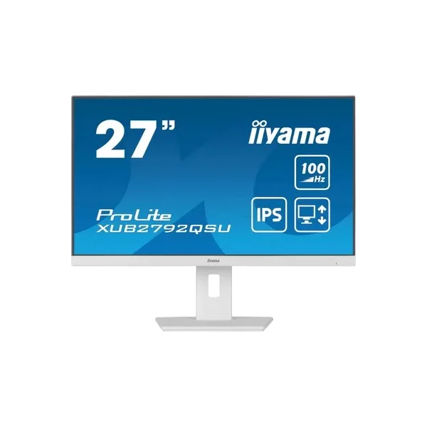 Монитор IIYAMA XUB2792QSU-W6, 100 Гц Гц, 16:9 [XUB2792QSU-W6]