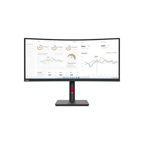 Монитор LENOVO T34w-30, 60 Гц Гц, 21:9 [63D4GAT1UK]