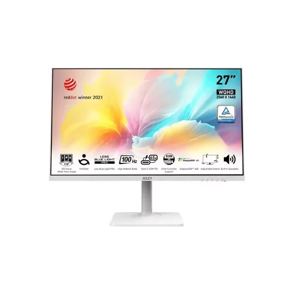 Монитор MSI MD272QXPW, 100 Гц Гц, 16:9 [9S6-3PB19H-225]