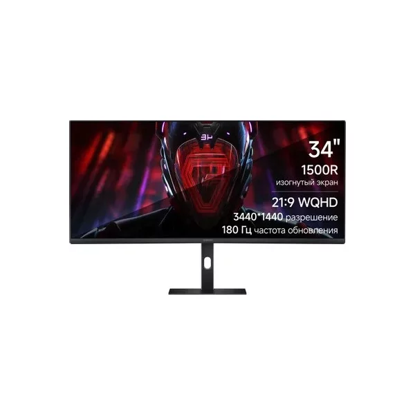 Монитор XIAOMI Curved Gaming Monitor G34WQi, 180 Гц Гц, 21:9 [ELA5454EU]