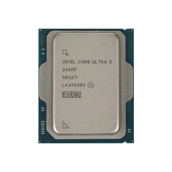 Процессор INTEL Процессор Intel Core Ultra 5 245KF, LGA 1851,  OEM [at8076806414] 4.2 ГГц и 5.2 в режиме Turbo Ггц  Turbo, [AT8076806414]
