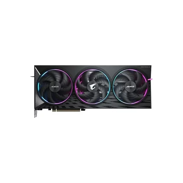 Видеокарта GIGABYTE GV-R9070XT AORUS E-16GD 1.0 16 ГБ ГБ, GDDR6, 2570 МГц (3100 МГц, в режиме Boost) Мгц [GV-R9070XT AORUS E-16GD 1.0]