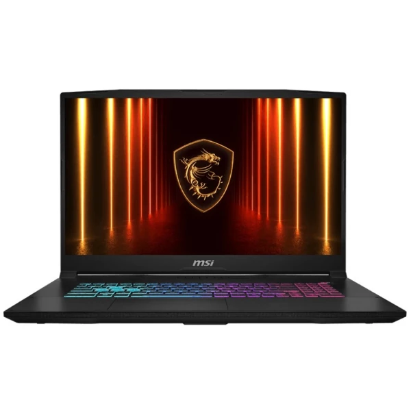 Ноутбук MSI Katana 17 HX B14WFK-051XRU, 17.3 ", NVIDIA GeForce RTX 5060, 16 ГБ RAM, черный [9S7-17L791-051]