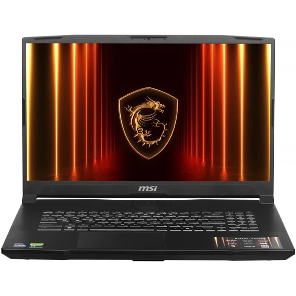 Ноутбук MSI Katana 17 HX B14WGK-052XRU, 17.3 ", NVIDIA GeForce RTX 5070, 32 ГБ RAM, черный [9S7-17L791-052]