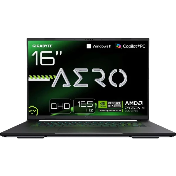Ноутбук GIGABYTE Aero X16 1WH , 16 ", NVIDIA GeForce RTX 5070, 16 ГБ RAM, серебристый [1WH93KZC94DH]