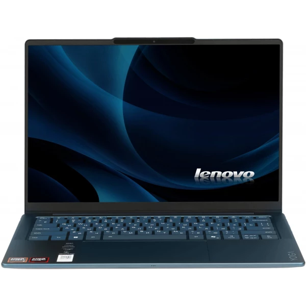 Ноутбук Lenovo Yoga Slim 7 14AKP10, 14 ", AMD Radeon 860M, 32 ГБ RAM, бирюзовый [83JY000ARK]
