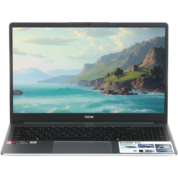 Ноутбук TECNO Megabook K15SDA, 15.6 ", Radeon Graphics, 16 ГБ RAM, серый [71005000256]