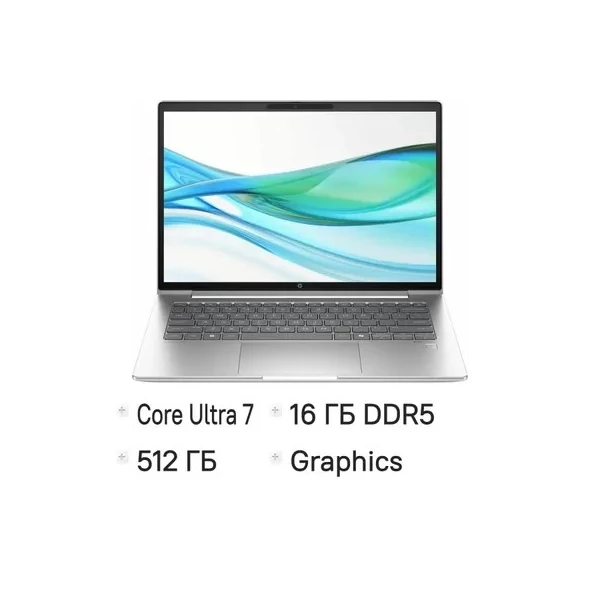Ноутбук HP ProBook 440 G11, 14 ", INTEL Graphics, 16 ГБ RAM, серебристый [D2FP7ET]