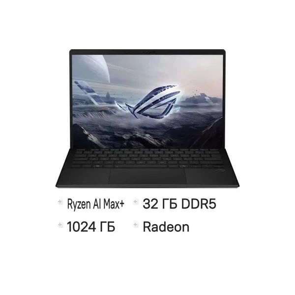 Ноутбук ASUS ROG Flow Z13 GZ302EA-RU045W, 13.4 ", AMD Radeon 8060S, 32 ГБ RAM, черный [90NR0JY1-M002E0]