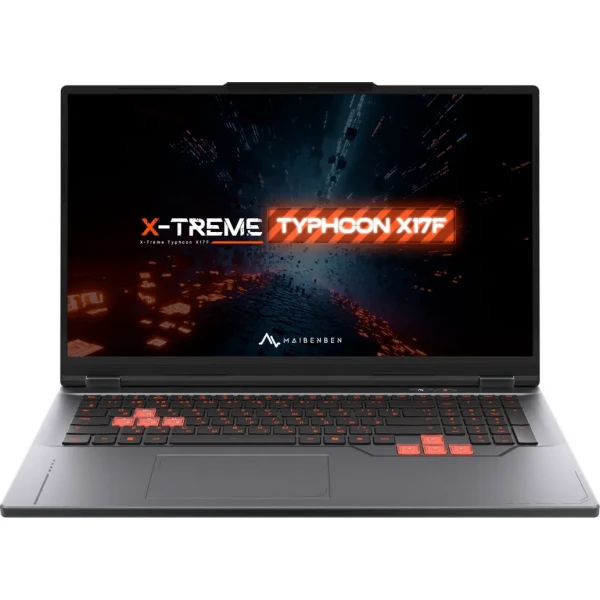 Ноутбук игровой MAIBENBEN X17F-R77435, 17.3 ", NVIDIA GeForce RTX 3050, 16 ГБ RAM, серый [x17f-r774350g34lg4e10]