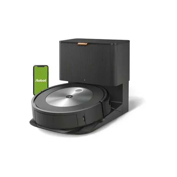 Робот-пылесос iRobot Roomba J7+, 0.4 л, 60 Вт, 1800 мАч, черный [J755840PLUS_RND]