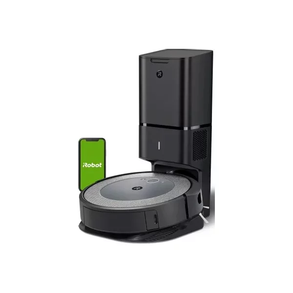 Робот-пылесос iRobot Roomba i3+, 0.4 л, 1800 мАч, серый/черный [I355840PLUS_RND]