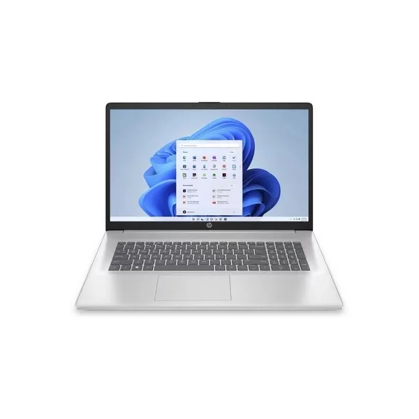 Ноутбук HP 17-cn3156mg, 17.3 ", INTEL Iris Xe Graphics, 8 ГБ RAM, серебристый [8L380EA]