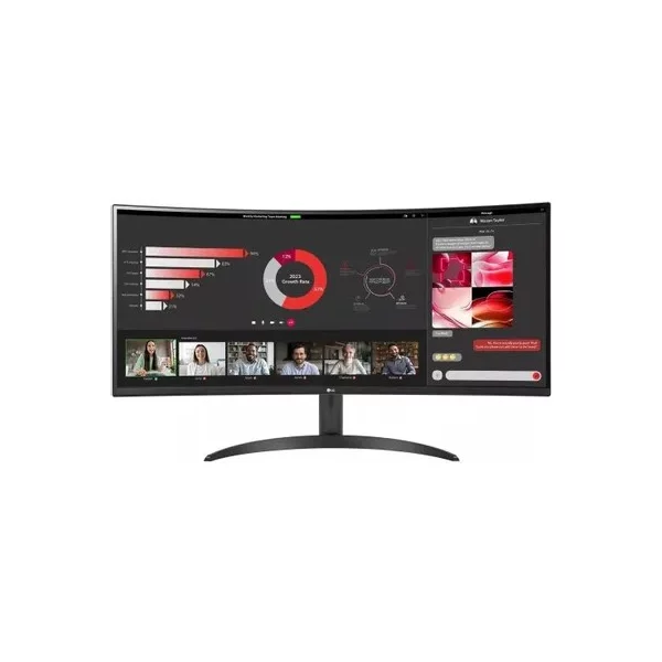 Монитор LG UltraWide 34WR50QC-B черный, 34 