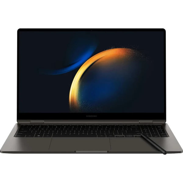 Ноутбук Samsung Galaxy Book3 360, 15.6 ", INTEL Iris Xe Graphics, 16 ГБ RAM, графитовый [NP750QFG-KA3IN]