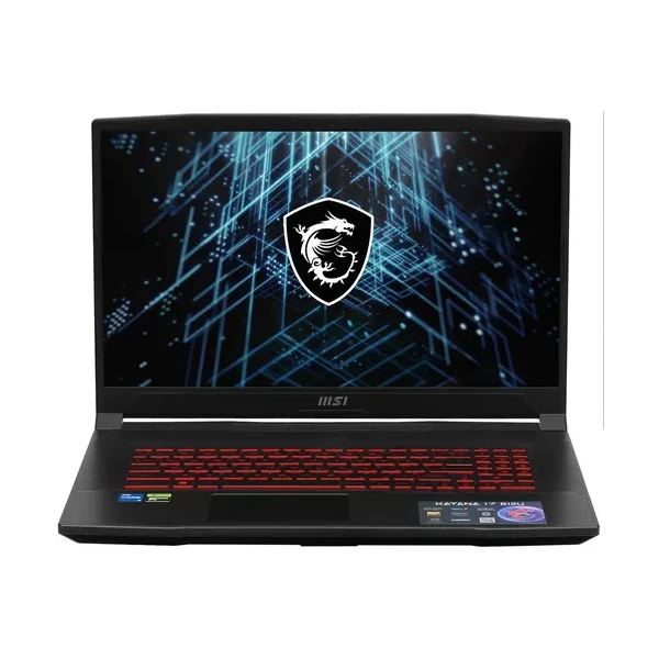 Ноутбук MSI GF76 Katana B12UCX-1005XRU, 17.3 ", NVIDIA GeForce RTX 2050, 8 ГБ RAM, черный [9S7-17L541-1005]